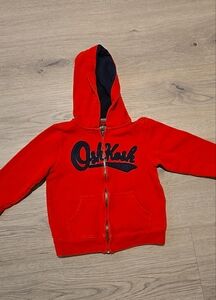 OshKosh B'gosh Red Zip-Up Hoodie